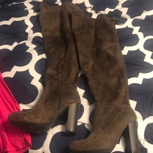 Over the knee high boots